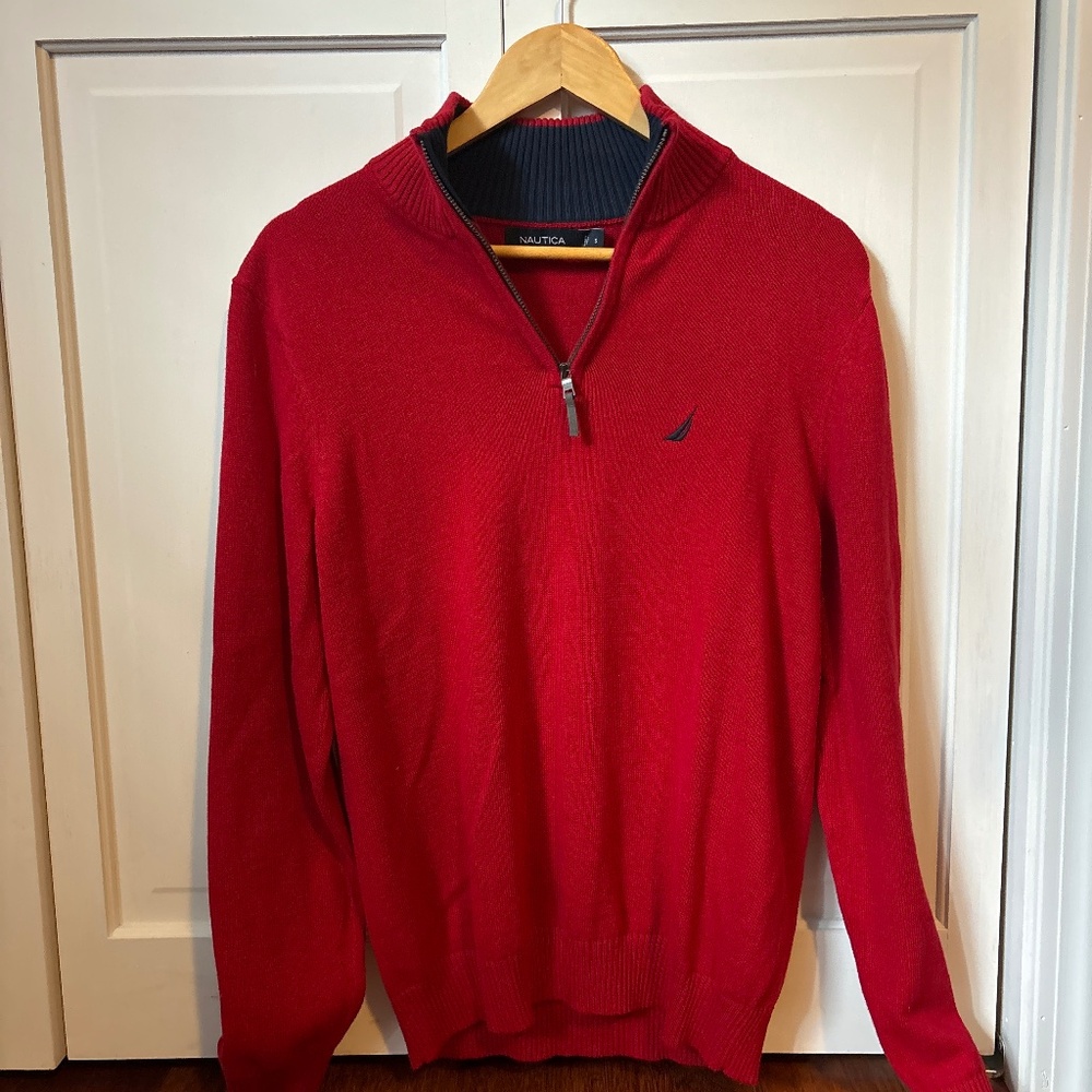 Nautica red sweater - size S